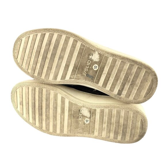 J Slides Womens Shoes Sneakers Faux Snakeskin Slip On Brown Size 10 - Picture 8 of 8